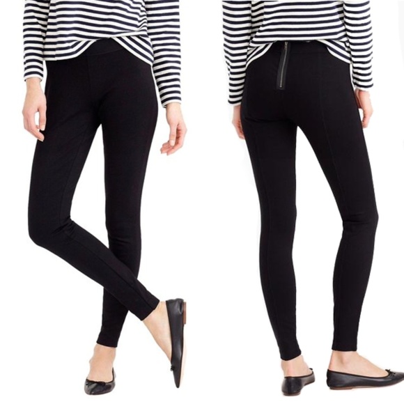 J. Crew Pants - J.Crew Black Pixie Zip Back Skinny Pants